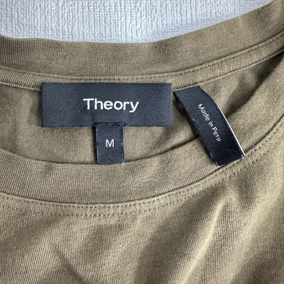Theory knot tee dress green size M - Picture 7 of 9